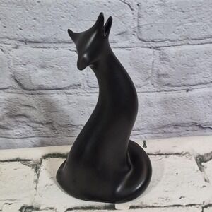 Vintage MCM Royal Dux Bohemia Rare Sleek Fox Porcelain Figurine #808 12 E Modern